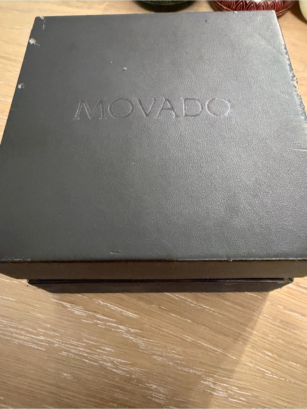 Movado Black Logo Presentation Box
